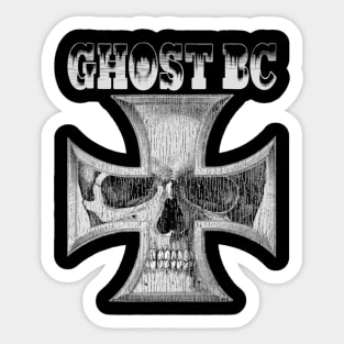 Ghost bc skull Sticker